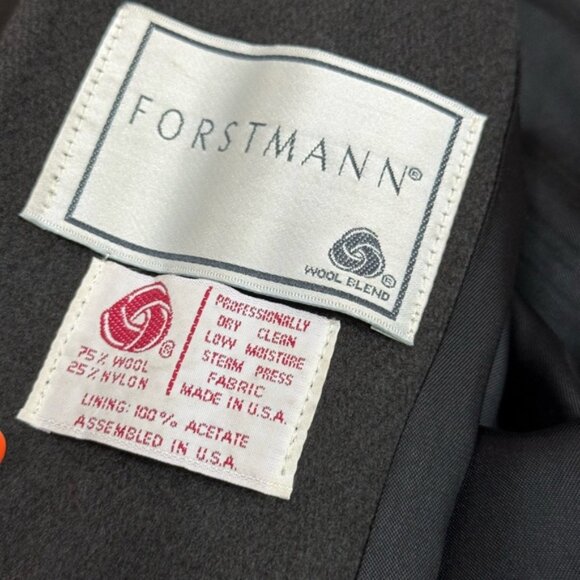 Vintage Charles Klein for Forstmann Wool Princess Coat Cape Collar Maxi Overcoat - Picture 3 of 14